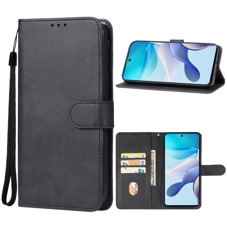 For Motorola Moto G53 Leather Phone Case(Black) - free shipping - PMC TechLife - Order now!