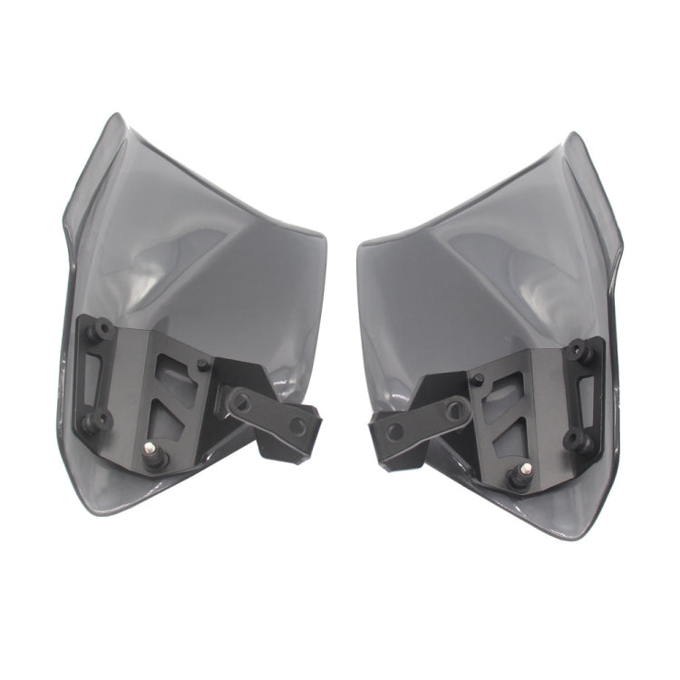 For BMW K1600B K1600GT MO-HS005 Motorcycle Windshield Hand Guards Protectors(Grey) - Ornamental Parts by PMC Jewellery | Online Shopping South Africa | PMC Jewellery