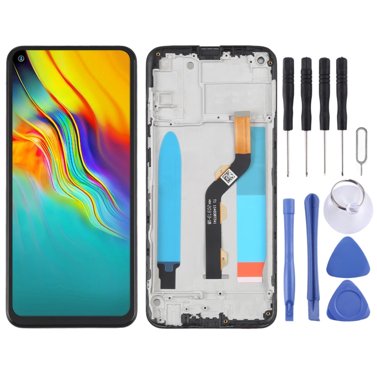OEM LCD Screen For infinix Hot 9 / Hot 9 Pro X655 Digitizer Full Assembly with Frame - free shipping - PMC TechLife - Order now!