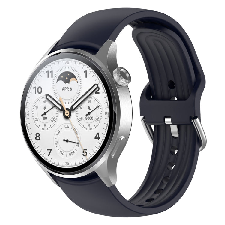 For Xiaomi Watch S2 22mm Solid Color Silicone Watch Band(Ink Blue) - free shipping - PMC TechLife - Order now!