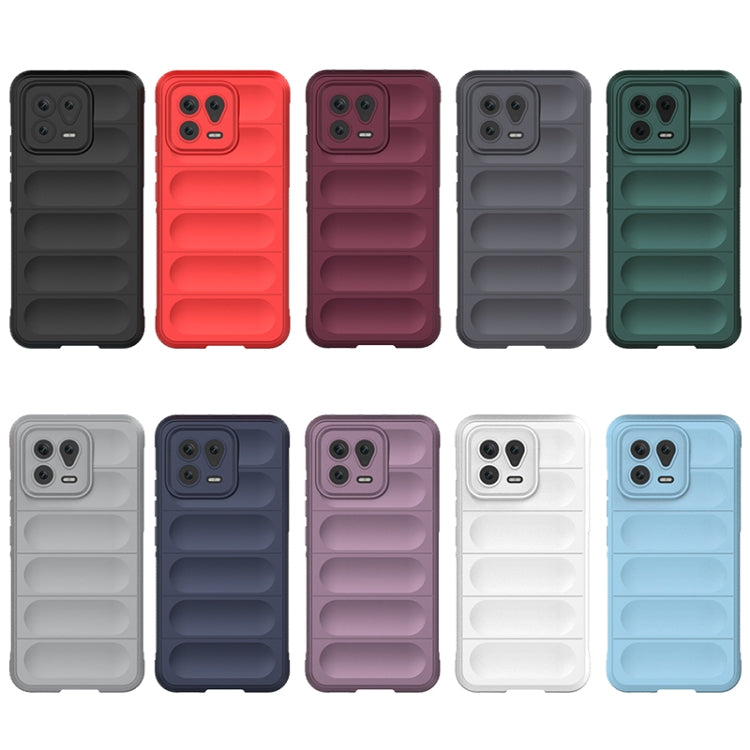 For Xiaomi 13 Magic Shield TPU + Flannel Phone Case(Dark Blue) - free shipping - PMC TechLife - Order now!