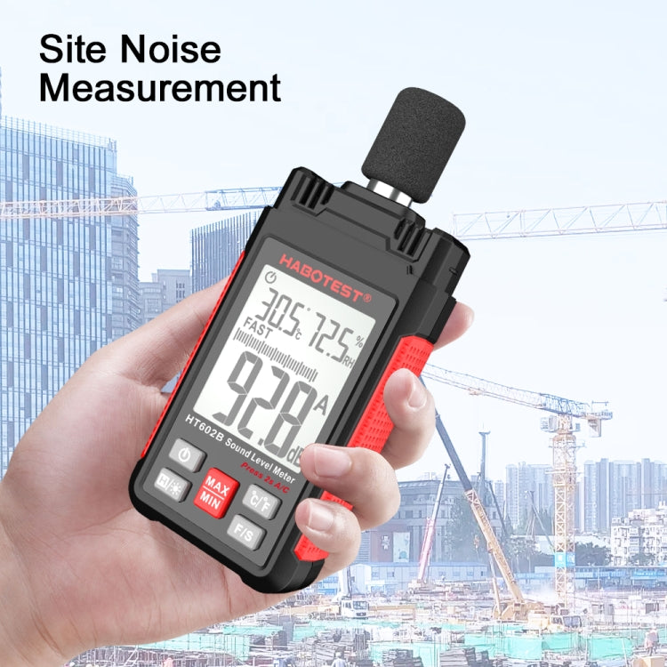 HABOTEST HT602B Multifunctional Digital Display Noise Decibel Tester - free shipping - PMC TechLife - Order now!