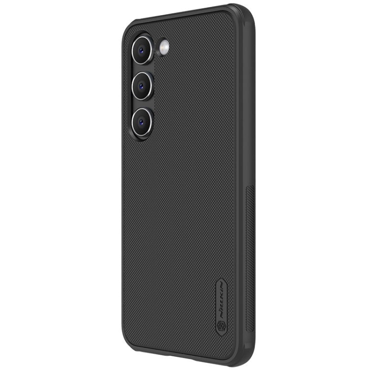 For Samsung Galaxy S23 5G NILLKIN Super Frosted Shield Pro PC + TPU Phone Case(Black) - Galaxy S23 5G Cases by NILLKIN | Online Shopping South Africa | PMC Jewellery