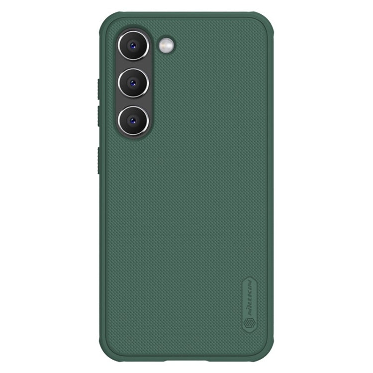 For Samsung Galaxy S23 5G NILLKIN Super Frosted Shield Pro PC + TPU Phone Case(Green) - Galaxy S23 5G Cases by NILLKIN | Online Shopping South Africa | PMC Jewellery | Buy Now Pay Later Mobicred