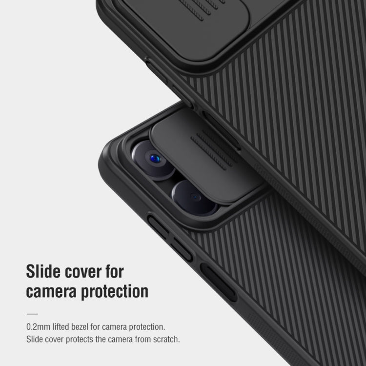 For Realme 10 4G NILLKIN Black Mirror Series Camshield PC Phone Case(Black) - Realme 10 Cases by NILLKIN | Online Shopping South Africa | PMC Jewellery