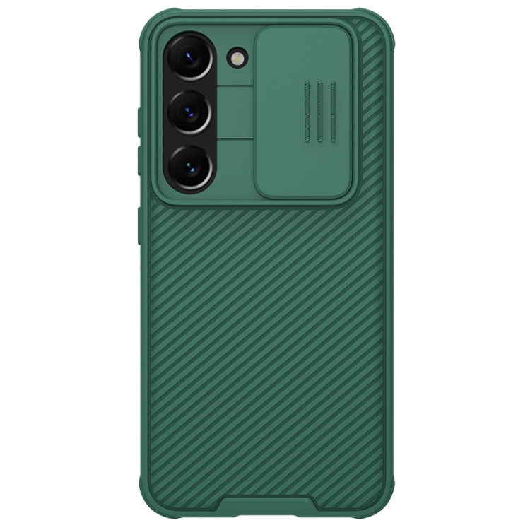 For Samsung Galaxy S23+ 5G NILLKIN Black Mirror Pro Series Camshield Phone Case(Green) - Galaxy S23+ 5G Cases by NILLKIN | Online Shopping South Africa | PMC Jewellery