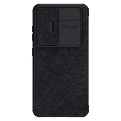 For Samsung Galaxy S23+ 5G NILLKIN QIN Series Pro Sliding Camera Cover Design Leather Phone Case(Black) - Galaxy S23+ 5G Cases by NILLKIN | Online Shopping South Africa | PMC Jewellery