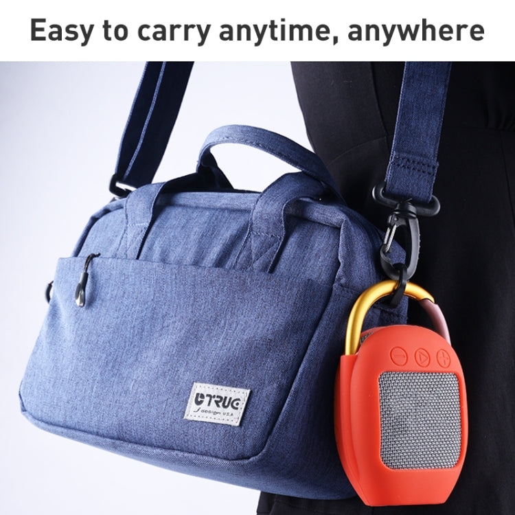 For JBL Clip 4 Wireless Bluetooth Speaker Silicone Protective Case(Grey) - Protective Case by PMC TechLife | Online Shopping South Africa | PMC TechLife