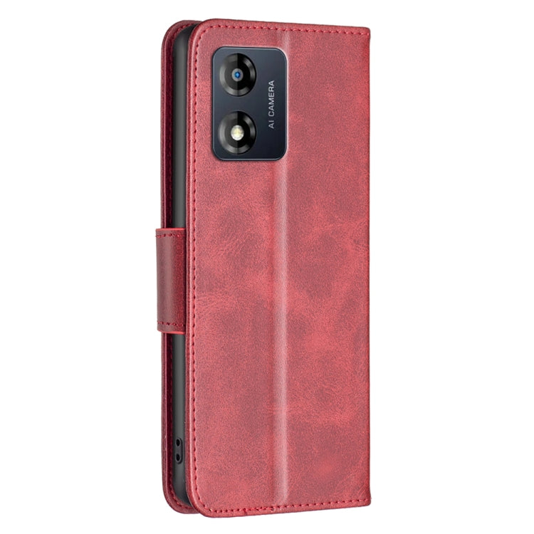For Motorola Moto E13 4G Lambskin Texture Leather Phone Case(Red) - free shipping - PMC TechLife - Order now!
