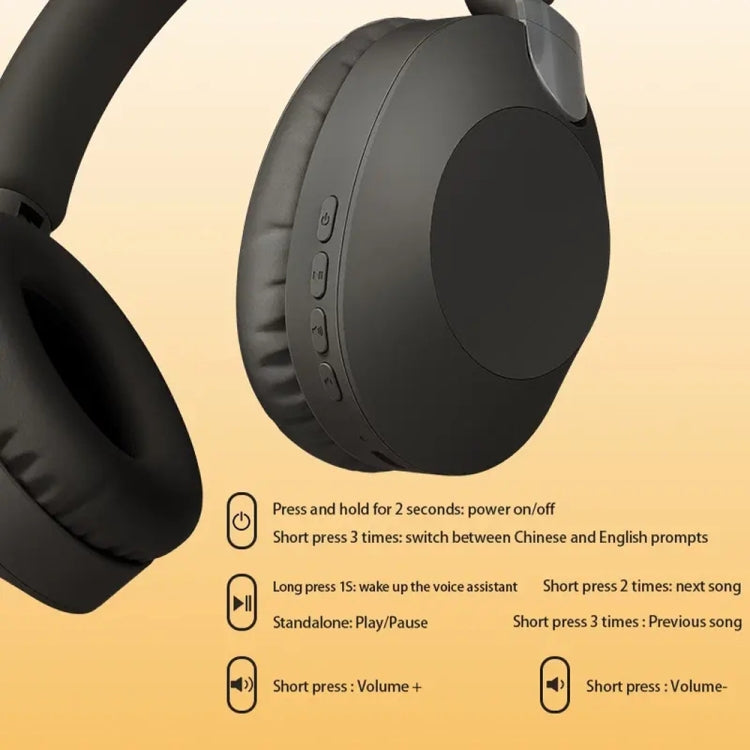 B2 Wireless Bluetooth 5.1 Foldable Noise Reduction Headset(Green) - Headset & Headphone by PMC TechLife | Online Shopping South Africa | PMC TechLife