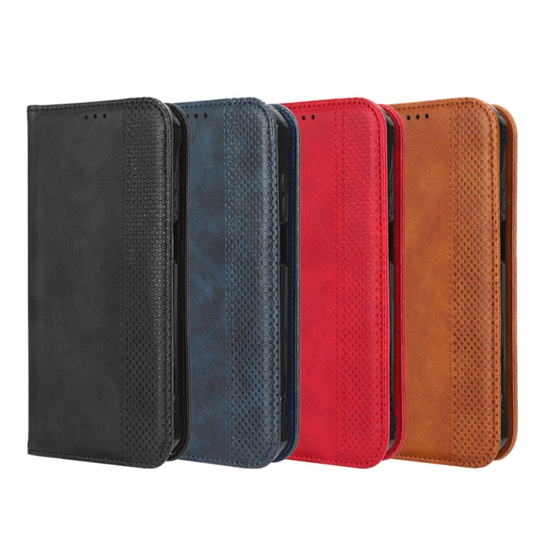 For Xiaomi Redmi Note 12 Pro 5G Speed / Poco X5 Pro Magnetic Buckle Retro Texture Leather Phone Case(Black) - free shipping - PMC TechLife - Order now!