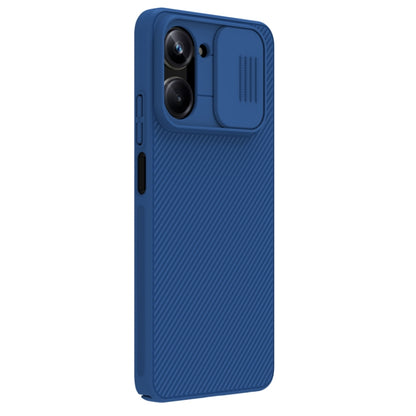 For Realme 10 Pro 5G NILLKIN Black Mirror Series Camshield PC Phone Case(Blue) - Realme 10 Pro Cases by NILLKIN | Online Shopping South Africa | PMC Jewellery