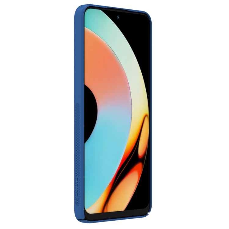 For Realme 10 Pro 5G NILLKIN Black Mirror Series Camshield PC Phone Case(Blue) - Realme 10 Pro Cases by NILLKIN | Online Shopping South Africa | PMC Jewellery