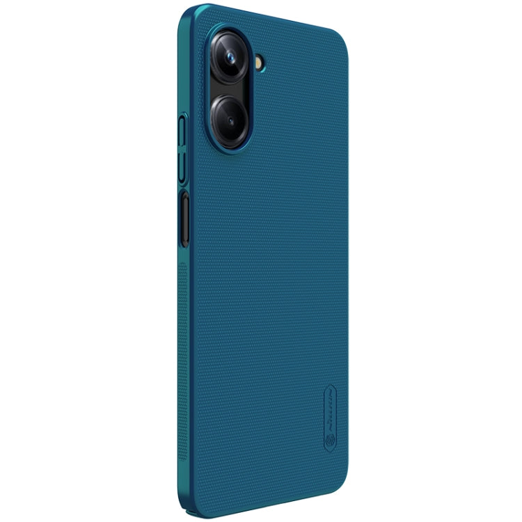 For Realme 10 Pro 5G NILLKIN Frosted PC Phone Case(Blue) - Realme 10 Pro Cases by NILLKIN | Online Shopping South Africa | PMC Jewellery