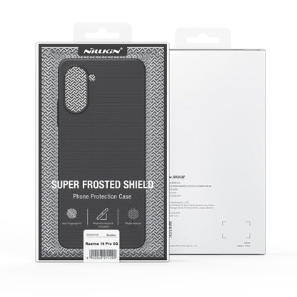 For Realme 10 Pro 5G NILLKIN Frosted PC Phone Case(Black) - Realme 10 Pro Cases by NILLKIN | Online Shopping South Africa | PMC Jewellery