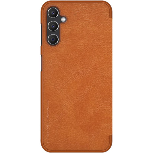 For Samsung Galaxy A14 5G NILLKIN QIN Series Crazy Horse Texture Leather Case(Brown) - Galaxy Phone Cases by NILLKIN | Online Shopping South Africa | PMC Jewellery