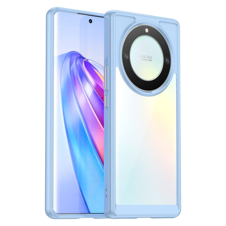 For Honor Magic5 Lite Colorful Series Acrylic + TPU Phone Case(Blue) - free shipping - PMC TechLife - Order now!