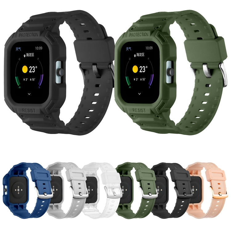 For Amazfit GTS 4 / 3 / 2 / 1 Universal Integrated Silicone Watch Band(Light Gray) - Watch Bands by PMC TechLife | Online Shopping South Africa | PMC TechLife | Buy Now Pay Later Mobicred