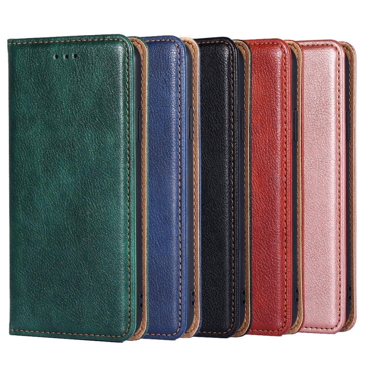 For Honor X8A Gloss Oil Solid Color Magnetic Leather Phone Case(Green) - free shipping - PMC TechLife - Order now!