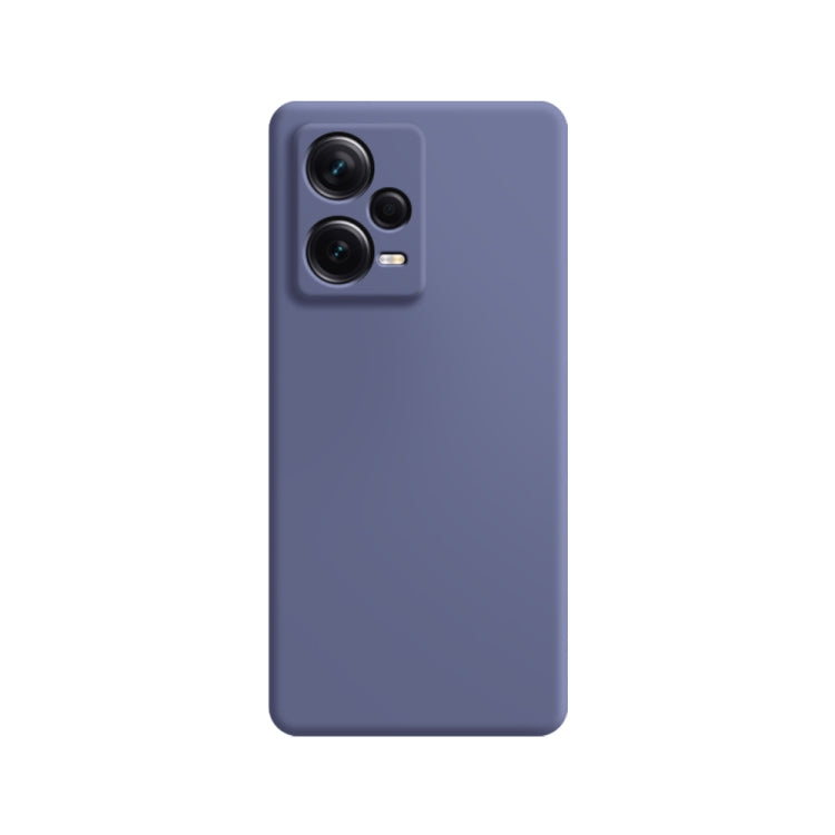 For Xiaomi Redmi Note 12 5G Global Imitation Liquid Silicone Phone Case(Grey) - Note 12 Cases by PMC Jewellery | Online Shopping South Africa | PMC Jewellery