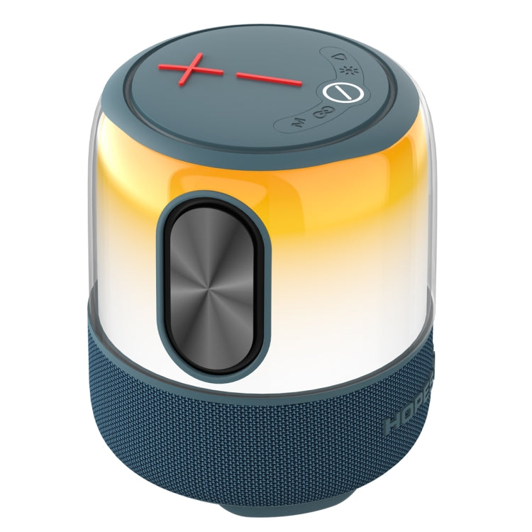 HOPESTAR SC-01 Waterproof LED Light Wireless Bluetooth Speaker(Blue) - Desktop Speaker by HOPESTAR | Online Shopping South Africa | PMC Jewellery | Buy Now Pay Later Mobicred