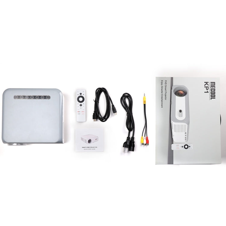 MECOOL KP1 1920x1080P 700ANSI Lumens Portable Mini LCD Smart Projector(UK Plug) - Mini Projector by MECOOL | Online Shopping South Africa | PMC TechLife