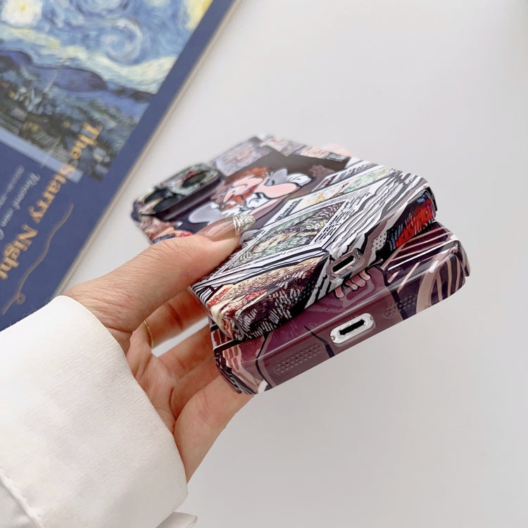 For iPhone 13 Pro Max Precise Hole Oil Painting Glossy PC Phone Case(Train) - free shipping - PMC TechLife - Order now!