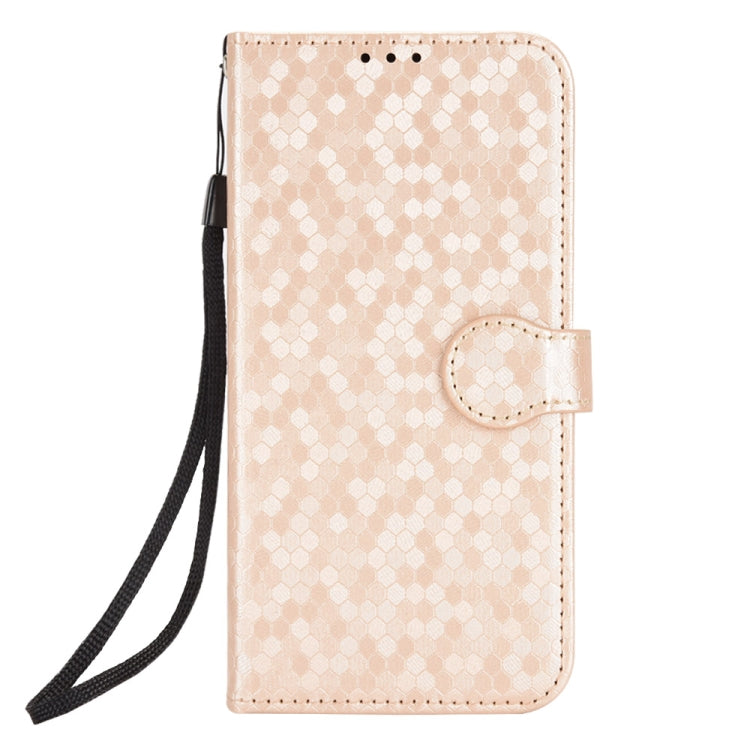 For Samsung Galaxy A24 4G Honeycomb Dot Texture Leather Phone Case(Gold) - free shipping - PMC TechLife - Order now!