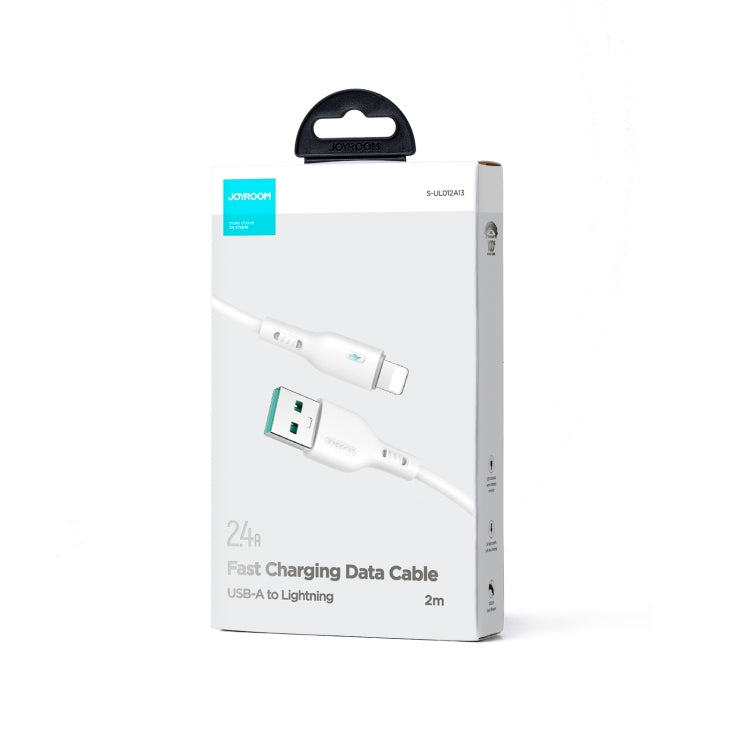JOYROOM S-UL012A13 2.4A USB to 8 Pin Fast Charging Data Cable, Length:2m(White) - Normal Style Cable by JOYROOM | Online Shopping South Africa | PMC Jewellery