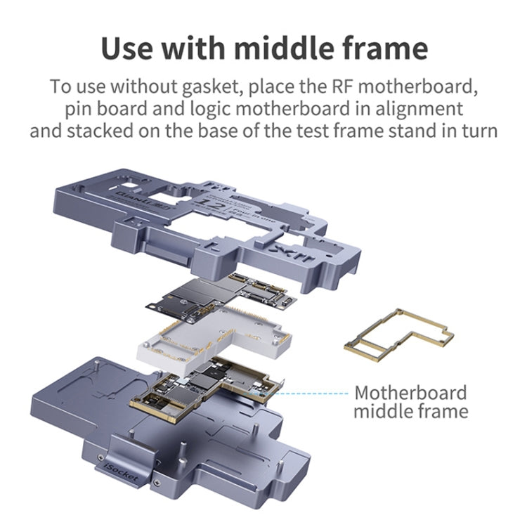 Qianli iSocket Motherboard Layered Test Fixture For iPhone 12 Series - Repair Fixture by QIANLI | Online Shopping South Africa | PMC Jewellery