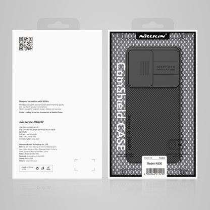 For Xiaomi Redmi K60E NILLKIN Black Mirror Series Camshield PC Phone Case(Black) - Xiaomi Cases by NILLKIN | Online Shopping South Africa | PMC Jewellery