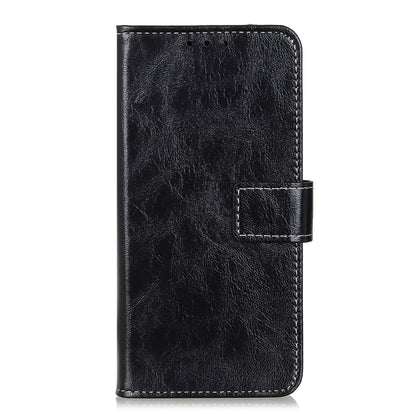 For Motorola ThinkPhone 5G Retro Crazy Horse Texture Leather Phone Case(Black) - Motorola Cases by PMC Jewellery | Online Shopping South Africa | PMC Jewellery