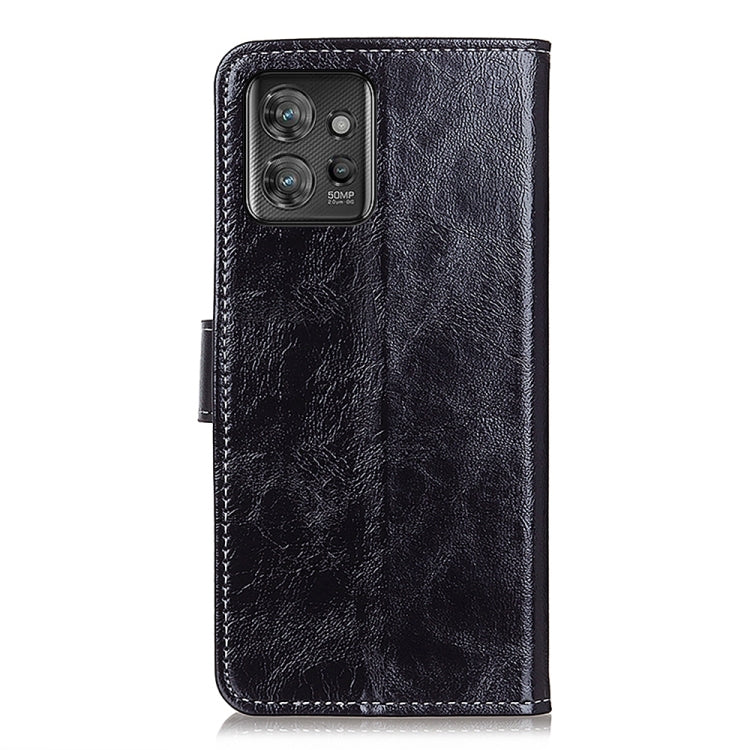 For Motorola ThinkPhone 5G Retro Crazy Horse Texture Leather Phone Case(Black) - Motorola Cases by PMC Jewellery | Online Shopping South Africa | PMC Jewellery