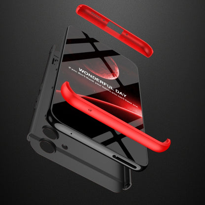 For Samsung Galaxy A54 5G GKK Three Stage Splicing Full Coverage PC Phone Case with Stand(Black Red) - Galaxy Phone Cases by GKK | Online Shopping South Africa | PMC Jewellery