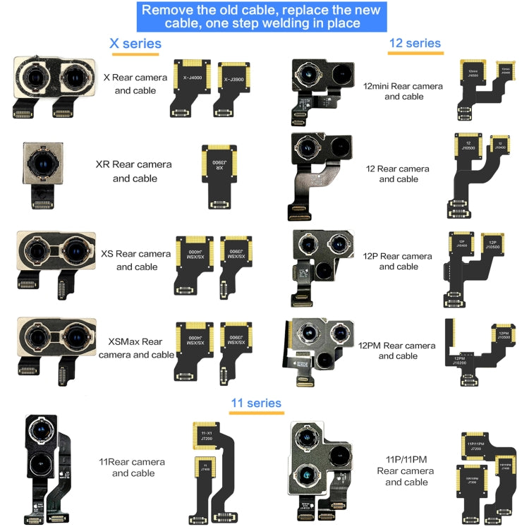 For iPhone 11 Pro / 11 Pro Max J7300 i2C Back Facing Telephoto Camera Cable - free shipping - PMC TechLife - Order now!