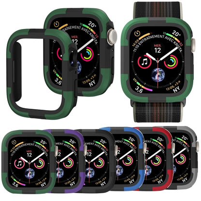 For Apple Watch Series 8 & 7 45mm Armor Frame Watch Case(Green) - Smart Wear by PMC Jewellery | Online Shopping South Africa | PMC Jewellery