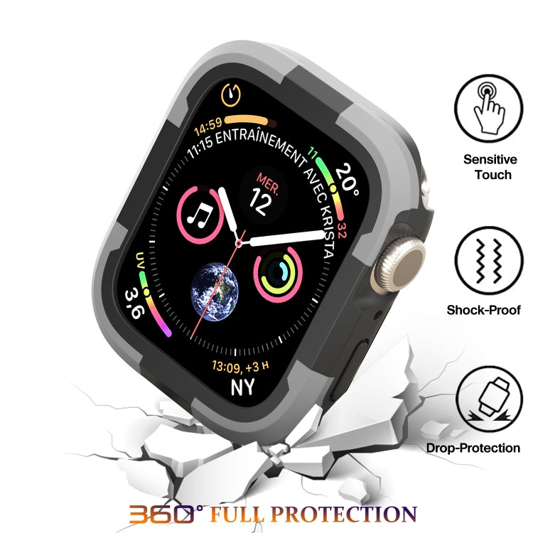 For Apple Watch Ultra 49mm Armor Frame Watch Case(Grey) - Smart Wear by PMC TechLife | Online Shopping South Africa | PMC TechLife