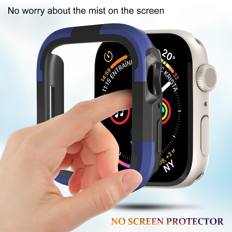 For Apple Watch Ultra 49mm Armor Frame Watch Case(Purple) - Smart Wear by PMC TechLife | Online Shopping South Africa | PMC TechLife