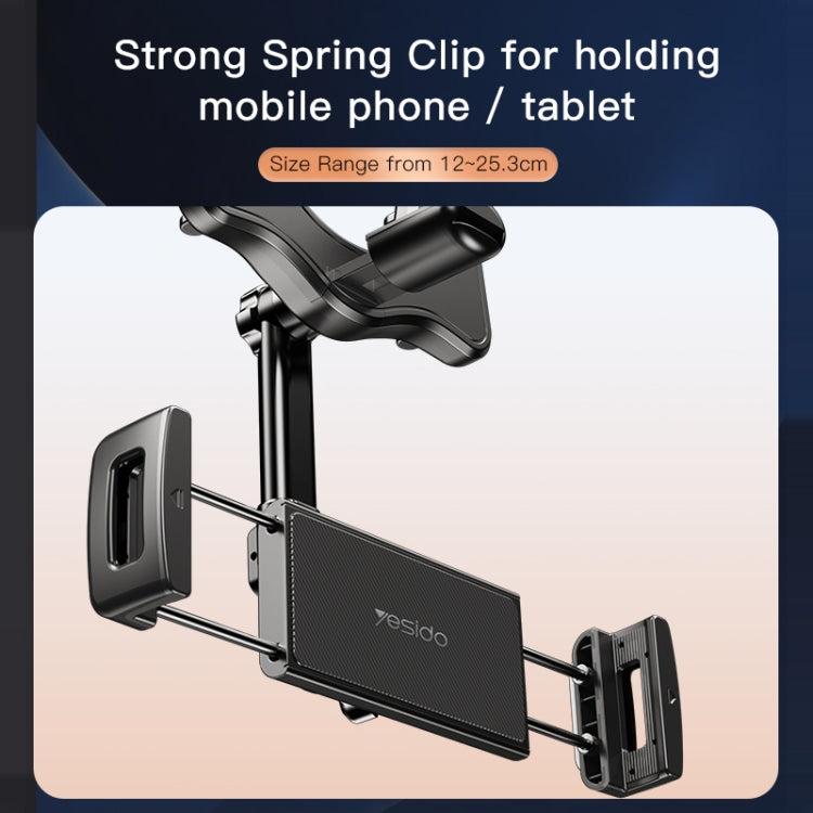 Yesido C196 Car Rearview Mirror Using Phone Holder(Black) - free shipping - PMC TechLife - Order now!