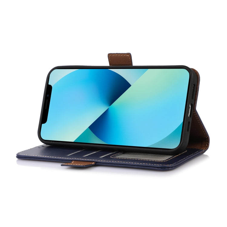 For Xiaomi 13 Ultra Crazy Horse Top Layer Cowhide Leather Phone Case(Blue) - 13 Ultra Cases by PMC TechLife | Online Shopping South Africa | PMC TechLife