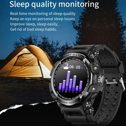 LC16 1.32 inch IP68 Waterproof Sports Outdoor Sport Smart Watch, Support Bluetooth Calling / Heart Rate Monitoring(Green) - Smart Wear by PMC Jewellery | Online Shopping South Africa | PMC Jewellery