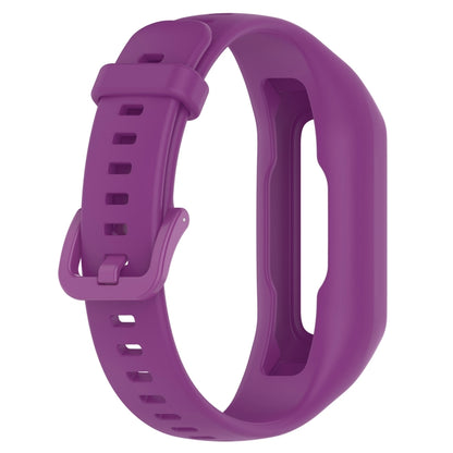 For Keep Band B2 Solid Color Integrated Silicone Watch Band(Purple) - Smart Wear by PMC Jewellery | Online Shopping South Africa | PMC Jewellery