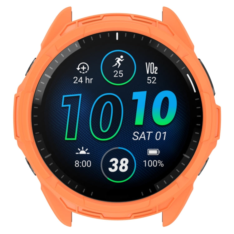 For Garmin Forerunner 965 Armor Hollow Watch Protective Case(Orange) - Watch Cases by PMC TechLife | Online Shopping South Africa | PMC TechLife