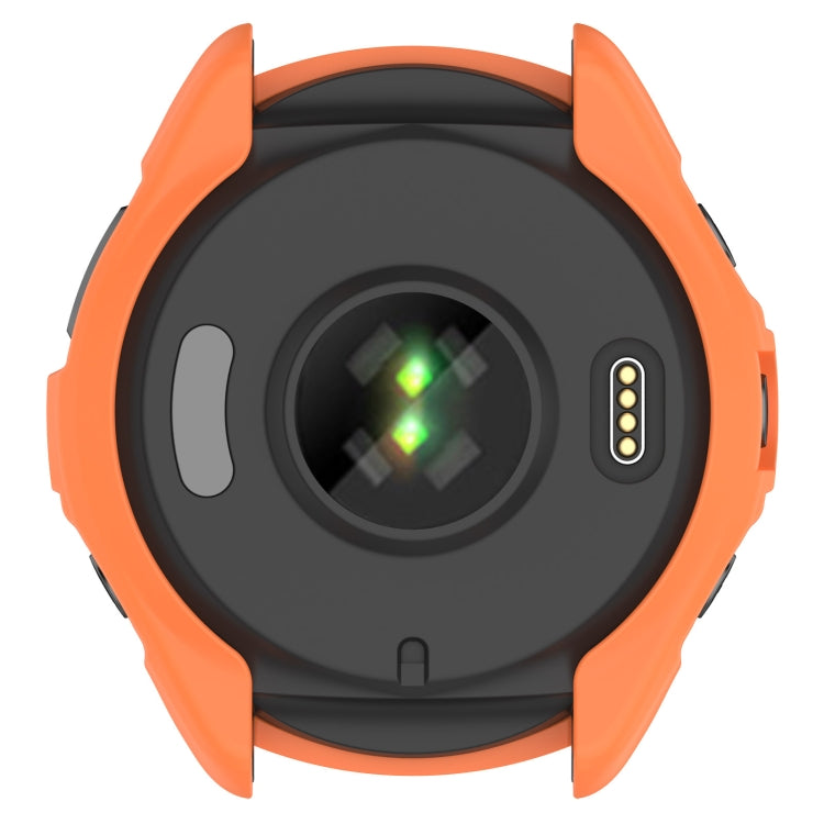 For Garmin Forerunner 965 Armor Hollow Watch Protective Case(Orange) - Watch Cases by PMC TechLife | Online Shopping South Africa | PMC TechLife