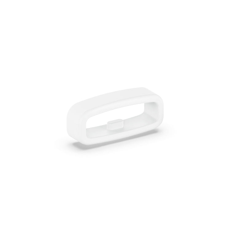 20mm 10pcs Universal Watch Band Fixed Silicone Ring Safety Buckle(White) -  by PMC TechLife | Online Shopping South Africa | PMC TechLife