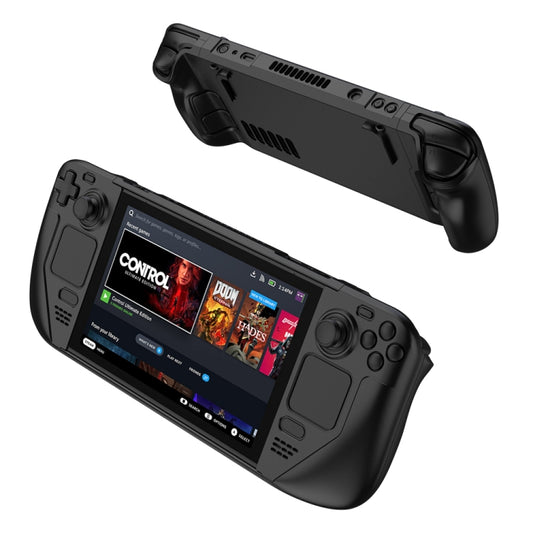 GKK For Steam Deck Color Contrast Anti-fall Game Console Case(Black) - Accessories by GKK | Online Shopping South Africa | PMC Jewellery