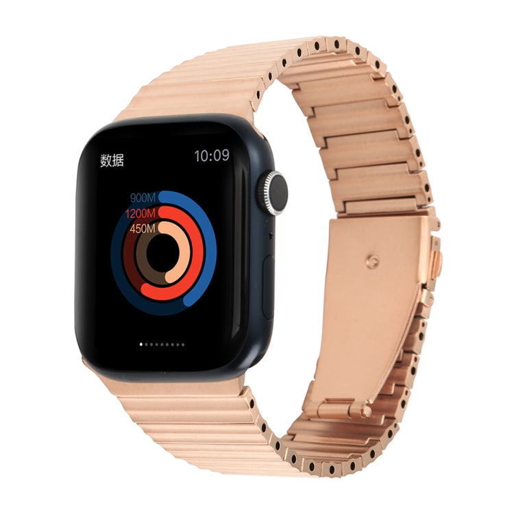 Ocean Metal Replacement Watch Band For Apple Watch 7 45mm(Rose Gold) -  by PMC TechLife | Online Shopping South Africa | PMC TechLife