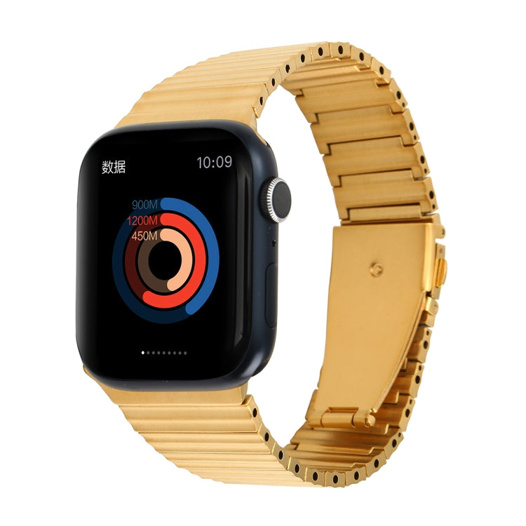 Ocean Metal Replacement Watch Band For Apple Watch SE 44mm(Gold) -  by PMC TechLife | Online Shopping South Africa | PMC TechLife