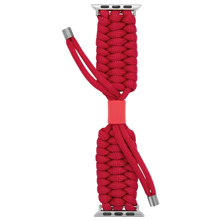 Stretch Plain Silicone Bean Watch Band For Apple Watch 8 41mm(Red) -  by PMC TechLife | Online Shopping South Africa | PMC TechLife