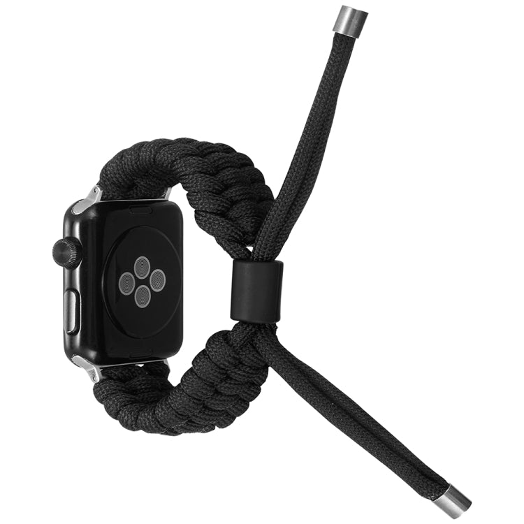 Stretch Plain Silicone Bean Watch Band For Apple Watch 7 45mm(Black) -  by PMC TechLife | Online Shopping South Africa | PMC TechLife